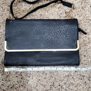 Larger black crossbody/clutch